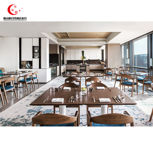 OEM personalizada de grano de madera de muebles de <span class=keywords><strong>restaurante</strong></span> foshan mesa y sillas para <span class=keywords><strong>restaurante</strong></span> - Product Image 4