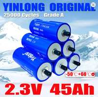 Batterie lithium IMR 18650 2.3V 40Ah, décharge 10C, plus de 20000 cycles, stockage d'énergie/Véhicule électrique -40°C