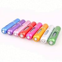 Vente en gros Offre Spéciale mini atomiseur de parfum bouteilles de parfum rechargeables de 5ml flacon pulvérisateur d'atomiseur de parfum en aluminium de taille de voyage