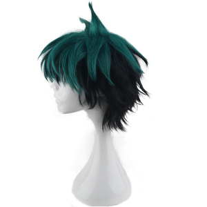 Perruque My Hero Academia <span class=keywords><strong>Izuku</strong></span> <span class=keywords><strong>Midoriya</strong></span>, perruque verte courte pour <span class=keywords><strong>Cosplay</strong></span>, animé Deku - Product Image 3