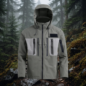 Expédition immédiate, veste de pêche à la mouche 100% imperméable et respirante, UPF 50, séchage rapide, 140g, coutures sans couture, pour hommes - pêche, randonnée, kayak - Product Image 3