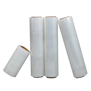 China Wholesale Price Plastic Wrapping Film Pallet Packing Wrap Machine Pe Jumbo Roll Stretch Film