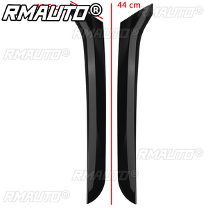 Par de Alerones Laterales Negros Brillantes para Ventana Trasera, Compatibles con VW Sharan 2011 2012 2013 2014 2015 2016 17 en adelante - Product Image 2
