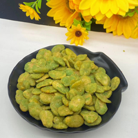 Diskon Besar Camilan Kacang Wasabi Dilapisi Kacang Lebar Pedas dengan Kacang Fava Manis