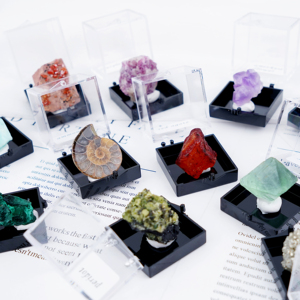 Nhà Máy Giá Thiền pha lê đá tự nhiên chất lượng cao hỗn hợp vật liệu khoáng sản mẫu hộp để trang trí - Product Image 2