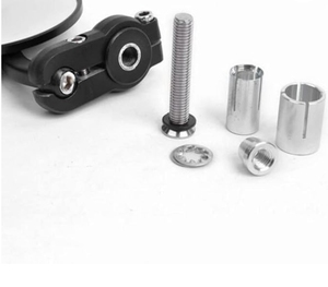 Espejos Retrovisores Universales para Motocicleta, Redondos de 3 Pulgadas, Negros, Convexos, para Extremos de Manillar, de 7/8 Pulgadas - Product Image 3