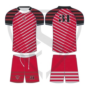 Wholesale <b>Cheap</b> Custom Designs Sublimation Rugby Shirt Team <b>Set</b> Football Plain Spandex Rugby Practice Jersey Uniform - Product Image 6