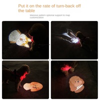 Jouet d'exercice pour animaux de compagnie, moderne, écologique, réaliste, simple et mignon, en plastique, pour chats et chiens, avec éclairage d'ambiance LED au sol, photo automatique