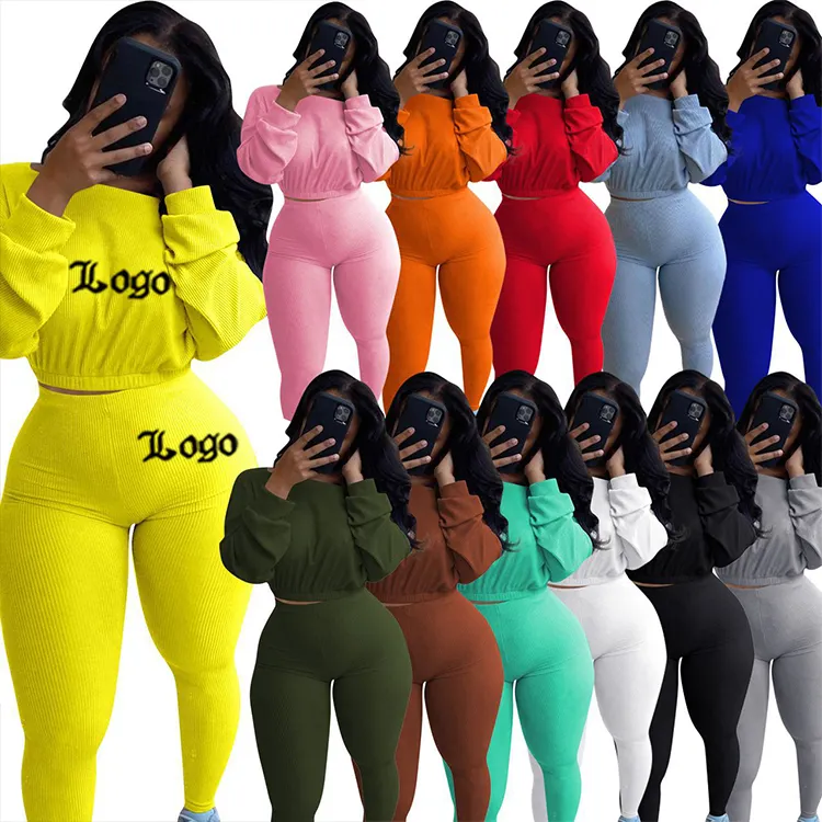 Women's Plain Going out Casual / Daily Two Piece Set Hoodie Pant Tops Sporty Pants Sweatsuits Loungewear Women Matching Sets
