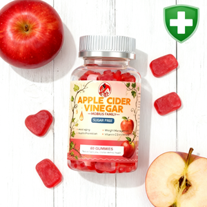 Bonbons gélifiés ACV personnalisés, faibles en sucre, biologiques, marque privée pour adultes et adolescents - Compléments alimentaires pour soutenir le système immunitaire - Product Image 1