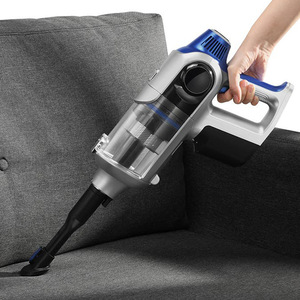 Handheld <b>Vacuum</b> Cleaner V10 Silver Blue Brushless Motor <b>Portable</b> Dry Cleaning For Home Use - Product Image 2