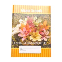 Cuaderno Escolar Ghana Note 1, 80 Páginas, 40 Hojas, Versión Rayada, Papelería para el Campus de Ghana, Económico y Práctico, Suministro al por Mayor