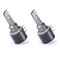 Nouveaux phares LED de voiture H15, lumière blanche 6000K, 12V, 8000 lumens, 50W, ampoules LED auto Canbus sans erreur