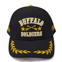 Casquette de baseball à 6 panneaux, broderie OEM, casquette de baseball brodée, casquette de baseball noire de qualité supérieure, broderie de logo personnalisée