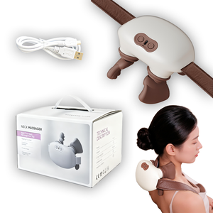 Masseur de cou et d'épaules Appareil de massage <span class=keywords><strong>cervical</strong></span> Instrument de pétrissage du dos et du cou Outil de massage musculaire trapèze Cou - Product Image 4