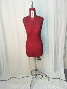 Maniquí drapeado de medio cuerpo ajustable para diseño de ropa de mujer, vestido de boda, fabricación de patrones de tienda con espuma y material de madera - Product Image 6