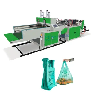 2 4 6 8 Production lines T Shirt Bag Making Machine