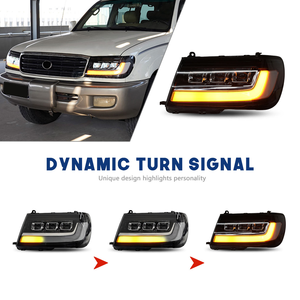 Faro Delantero LED para Toyota Land Cruiser LC100 1998-2007, Conjunto de Faro Delantero de Repuesto, Modernización, Piezas de Automóvil - Product Image 4