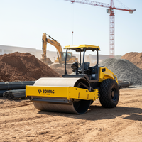 Rouleau compresseur d'asphalte avec moteur Deutz, modèle économe en énergie BW212, puissance 95 kW, pour la construction routière ou mini-compacteur à tambour unique