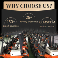 Harga Terjangkau Forklift 3t 3.5t 4t 5t 4wd Tinggi Angkat 3m-7m Tiang Triplex Outdoor Side Shifter Forklift Cina Ekspor ke 136+ Negara