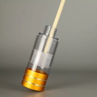 Botol Vakum Tanpa Udara Permukaan Sablon Emas Perak Mewah 10 ml 15ml 30ml 50ml 80ml 100ml Botol Pompa Emulsi Losion