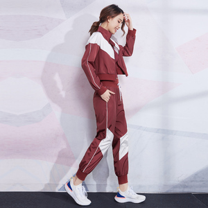 Personnalisé Femmes Survêtements Veste À Glissière <span class=keywords><strong>Yoga</strong></span> <span class=keywords><strong>Un</strong></span> Pantalon Ensemble Fitness Vêtements - Product Image 2