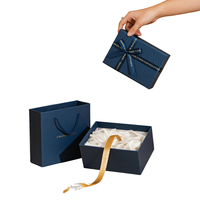 Cajas de papel con logotipo personalizado y bolsa de regalo, caja de correo barata con impresión de caja de maquillaje rosa