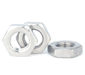 น็อตหกเหลี่ยมบาง LeGood แบบมีมุมลบคม สแตนเลส เกลียว M30-2.0 มาตรฐาน GB/T 6172 - Product Image 2