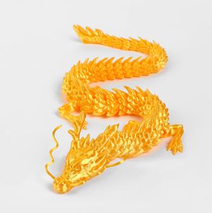 Figura de Dragón Chino Impresa en 3D, Articulada, Juguete Coleccionable, Regalo Artesanal para Niños y Niñas - Product Image 1