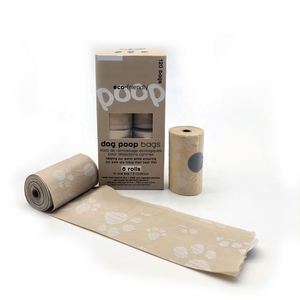 Custom Eco-Friendly Biodegradable Cornstarch <b>Compostable</b> Dog Poop Bags Pet Waste Disposal - Product Image 5