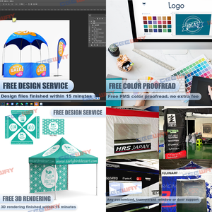 Lều xếp di động tùy chỉnh 3x3m, 3x4.5m, lều mái che quảng cáo in logo tùy chỉnh 10x10, lều sắt 6x3 có vách ngăn và cửa sổ - Product Image 2