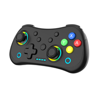 Manette de jeu portable mini sans fil RGB Turbo pour Nintendo Switch PC Android IOS Gamepad