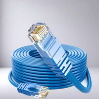 Kabel ST Kelas Profesional Cat5e U/UTP BC Kabel Ethernet Selubung PVC Konduktor Tembaga Terpilin 4-Pasangan 0.45mm Dapat Disesuaikan