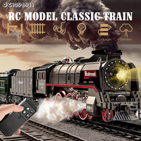 Ensemble de jouets de train sur rail avec fente musicale personnalisée pour enfants RC avec son léger
