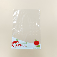 Bolsas Planas de LDPE Personalizadas para Frutas con Orificios de Ventilación, Transpirables, de Grado Alimenticio, con Opción de Logotipo de Marca Impreso para Uso en el Mercado