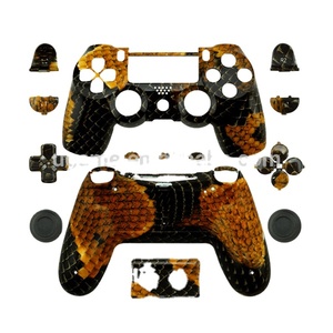 Hydro Dipped <span class=keywords><strong>Dualshock</strong></span> 4 Shell Gold Dragon Diseño único Accesorios de juego - Product Image 2