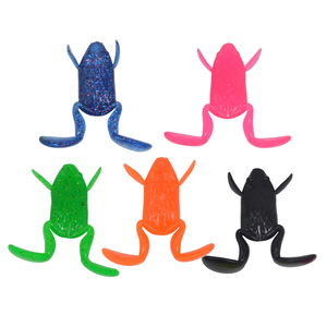 WEI morbido <span class=keywords><strong>rana</strong></span> che calcia le gambe <span class=keywords><strong>rana</strong></span> bionica esca morbida galleggiante acqua superficie attrezzatura esca esca esca Combo - Product Image 3
