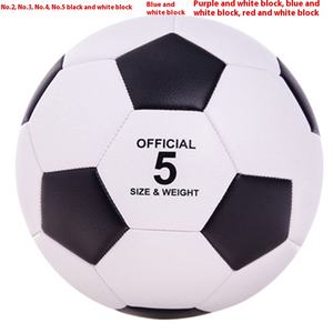 Balón de Fútbol Cosido a Máquina, Engrosado, Ecológico, Tamaños 2-5 para Exteriores, Entrenamiento Estudiantil, Competición, Juego Infantil, de Fábrica - Product Image 2