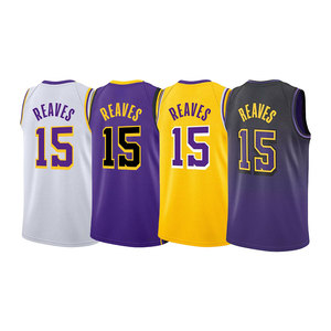 2025 Nueva camiseta de baloncesto cosida Los Ángeles 15 Austin Reaves - Product Image 2