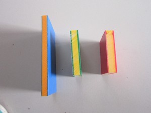 Hai tấm HDPE màu cho kệ trưng bày bánh thực phẩm an toàn trong suốt chống dầu mỡ - Product Image 3