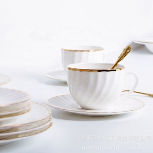 European-style Phnom Penh Bone China Dinner Plate Flat Steak Plate Cutlery <b>for</b> Home Restaurant Plate - Product Image 3