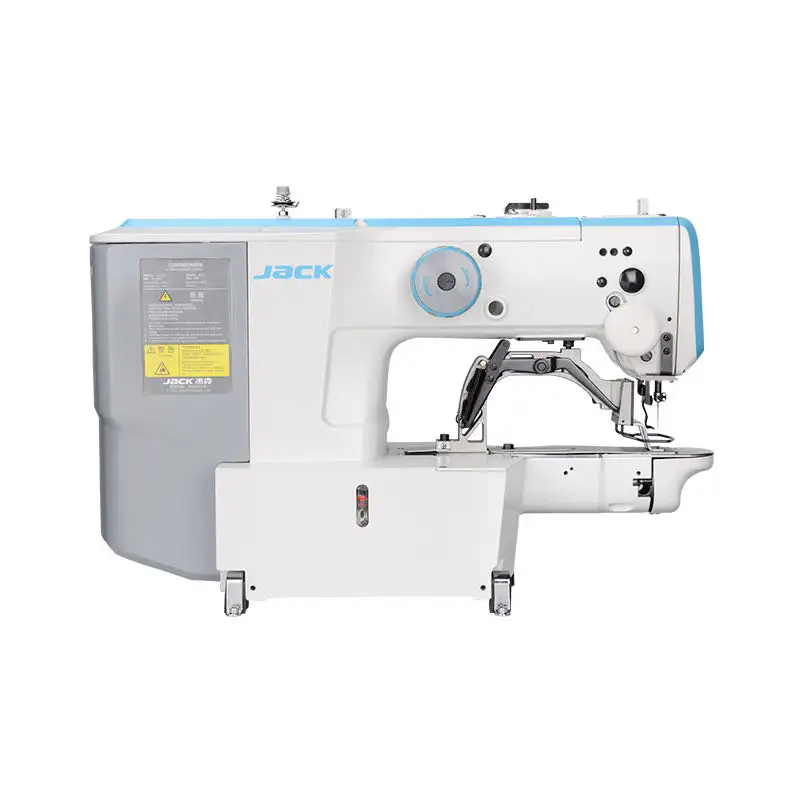 Tweedehands JK-T1900G Snelle Geautomatiseerde Bartack Machine Industriële Naaimachine