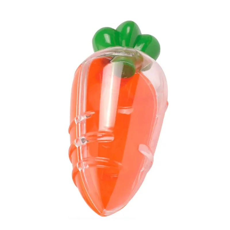 Creative Easter Plastic Carrots Transparent Easter Gift Storage Case Decoration Custom Favors Easter Party Candy Boxes