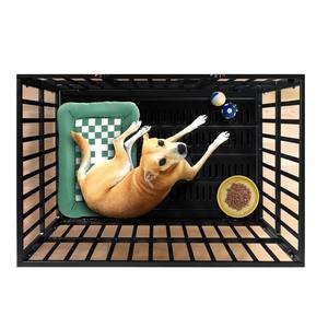 ODM OEM Custom Heavy Duty Puerta doble Animal grande Refuerzo Placa base Max Alta ansiedad Indestructible Caja para perros - Product Image 3