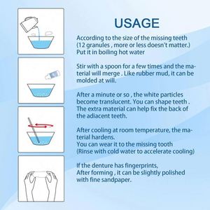 Outil de réparation des dents <span class=keywords><strong>résine</strong></span> qui casse les dents ajustement temporaire remplissage fausse colle de remplissage - Product Image 5