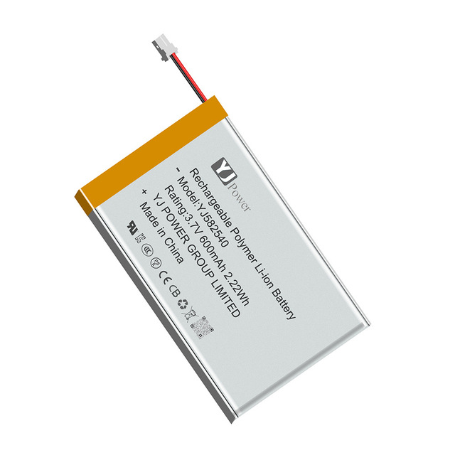 Wholesale High Quality 3.7V 600mAh Li-Polymer Battery Pack Lithium Ion Rechargeable Lipo LCO Anode Material Toys Model 582540