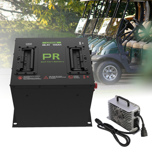 Batterie de chariot de golf au lithium 36V 105Ah avec écran tactile LCD de 2,8 pouces et chargeur rapide 25A, batterie de chariot de golf 36V 38,4V 105Ah - Product Image 1