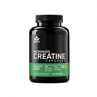 Capsules de créatine monohydrate pour adultes, antioxydant, suppléments nutritionnels sportifs OEM/ODM, fabrication sous marque privée, transfrontalier