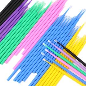 100pcs Disposable <b>Micro</b> Brushes Colorful Lash <b>Extension</b> Applicator Mini Magic Wand Tool - Product Image 4