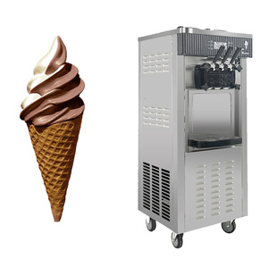 Machine à crème glacée commerciale pour café, 20L-28L/H, machine à crème glacée molle, machine à faire de la crème glacée molle à domicile - Product Image 3